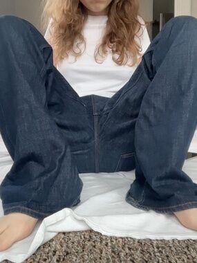 СOS Dark Denim Relaxed Flare Jeans – 30 – Unisex